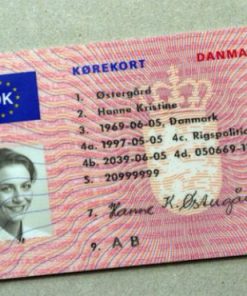 Danish driver license online