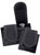 Uncle Mike's Double Speedloader Pouch, Most Speedloaders .38 to .45 Colt, Fits Belts up to 2.25" Black Nylon